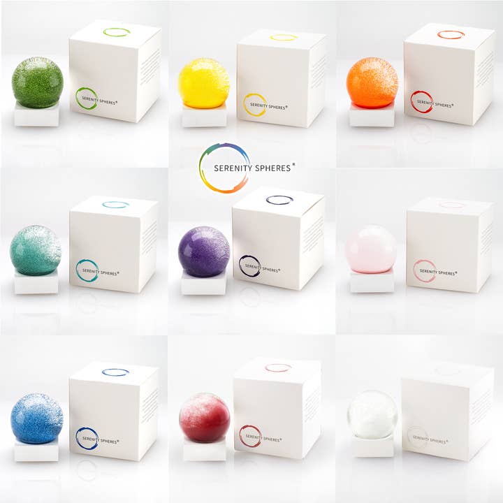 CoolSnowGlobes - Wholesale Snow globe - Serenity Sphere White Snow Globe2