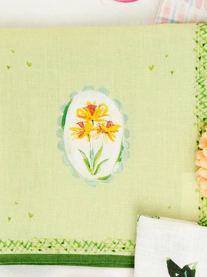 Serviettes de table Daffodils pour la vente par Darling Lemon