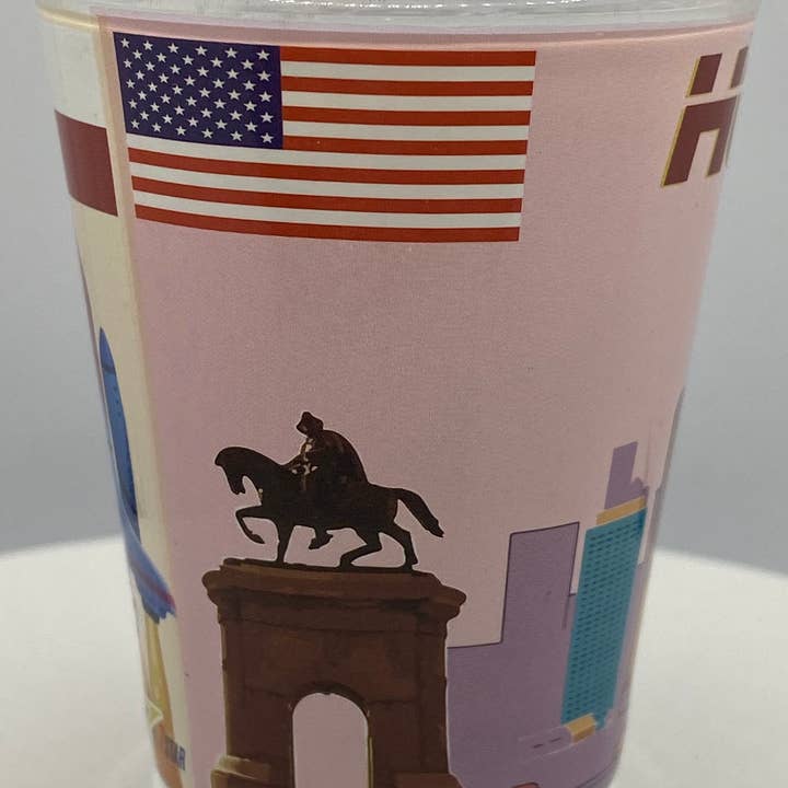 7 Star - Wholesale Shot Glass - "HOUSTON" Texas Shot Glass 2 oz