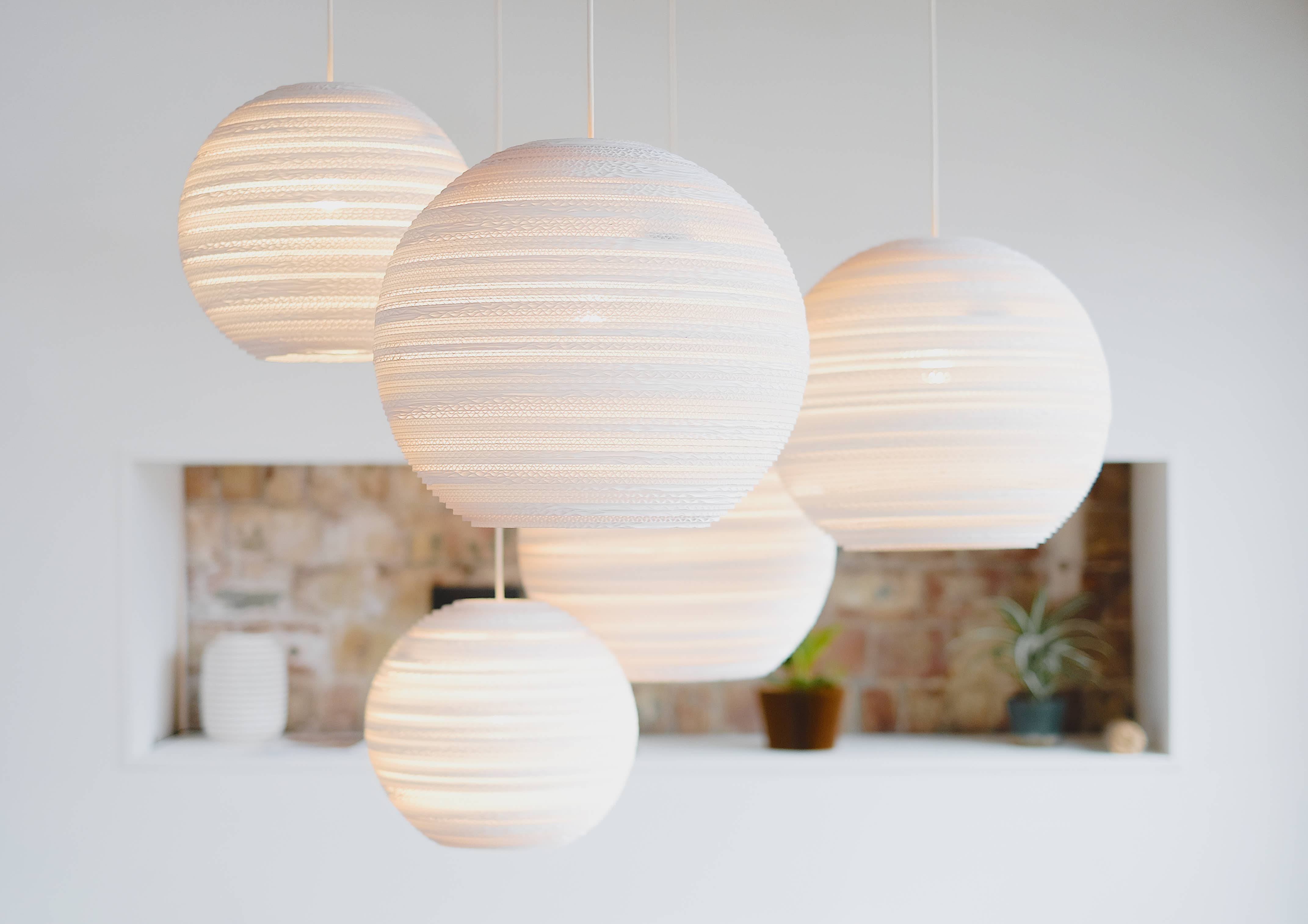 VANMOKUM - Vente Lustre/Suspension - Luminaires suspendus artisanaux GRAYPANTS Scraplights Moon21