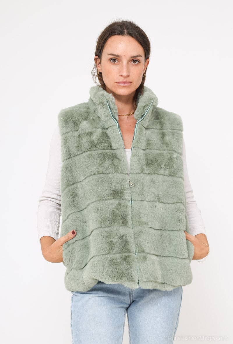LIL' MOON - Wholesale Outerwear Vest - Women's - Vest #25511729