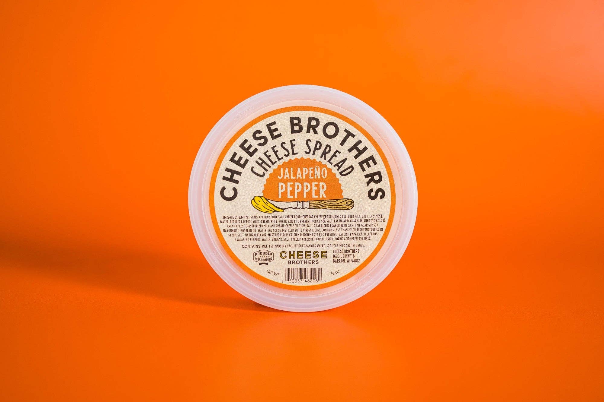 Cheese Brothers - Wholesale Cheese - Jalapeño Pepper Cheese Spread1