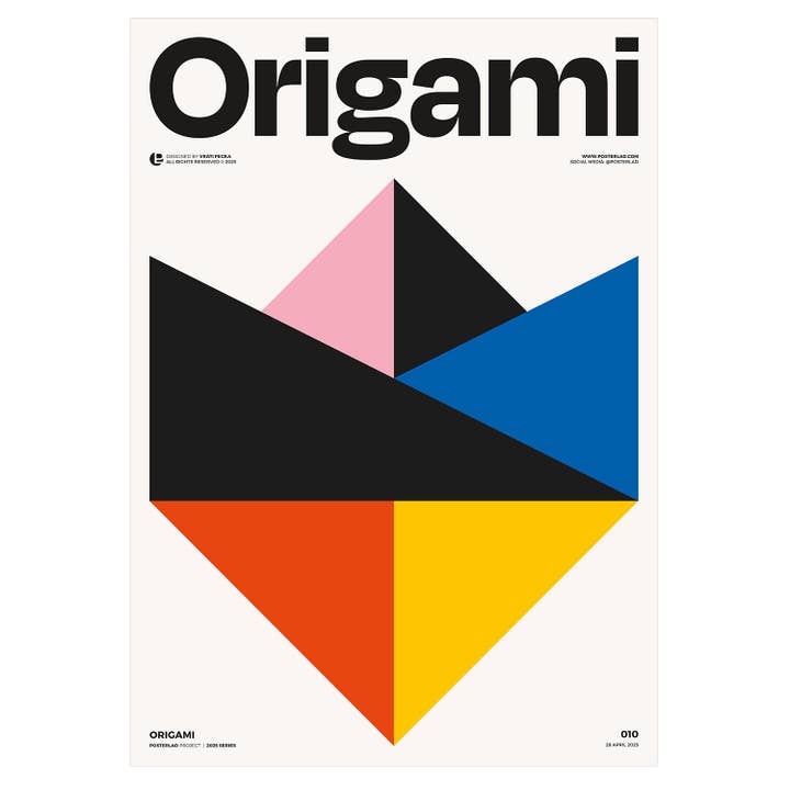 Origami pour la vente par PosterLad