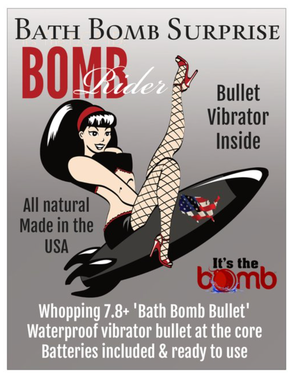 It's the BOMB® - Wholesale Bath Bomb/Fizz - 12 Bath Bomb Bullet Surprise. Crate-Fill & Display Available1