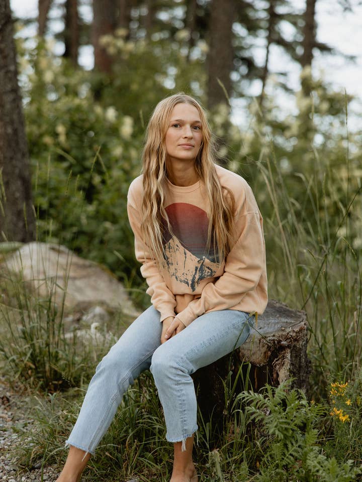 Goodseed Clothing - Wholesale Graphic Sweatshirt - Women's - Alpenglow Sweatshirt4