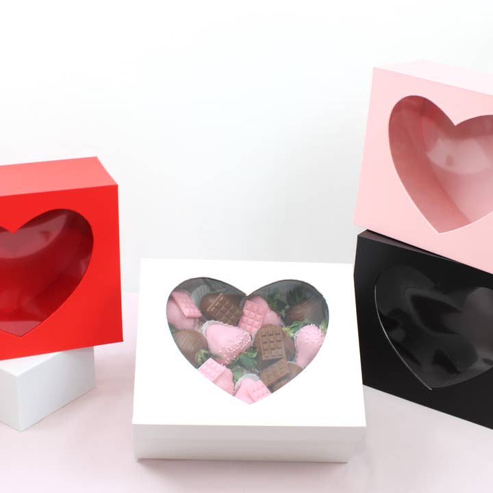 Elegant Design Supply – Engroshandel Gaveæske – Firkantet magnetisk hjerteblomst gaveæske