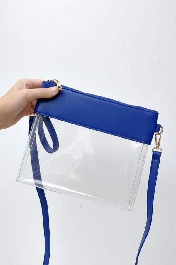 MiMi Wholesale - Vente Sac à bandoulière – femme - Sac à bandoulière/pochette transparent Game Day AD200T12