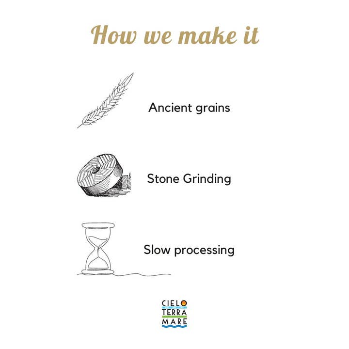 Azienda Agricola Cielo Terra Mare – Großhandel Pasta – Bio-Pasta ARDITA Calamarata aus antikem Timilia-Weizen2