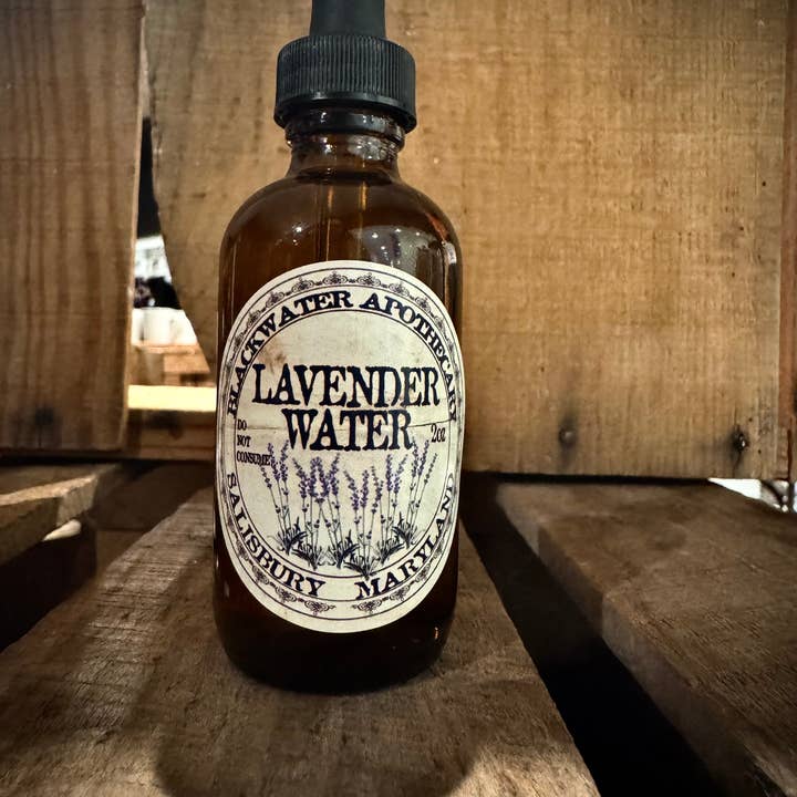 Blackwater Apothecary - Wholesale Face & Body Mist/Water - Lavender Water - Amber Glass Bottle & Dropper Top2