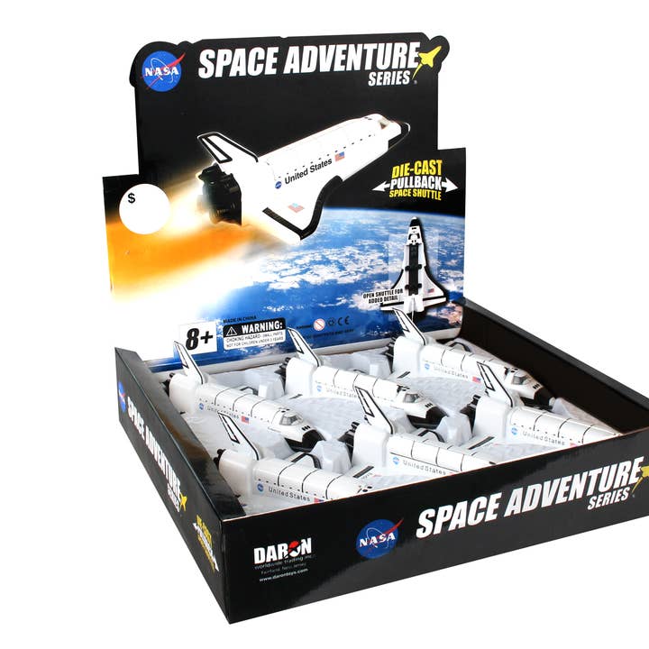 RUIMTESHUTTLE TERUGTREKKING ENDEAVOUR 6 STUKS IN TOONBANKDISPLAY voor wholesale door Daron Worldwide Trading