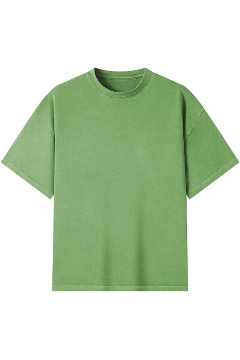 WEIV - Wholesale T-Shirt - Men's - Premium Cotton Drop Shoulder Tee13