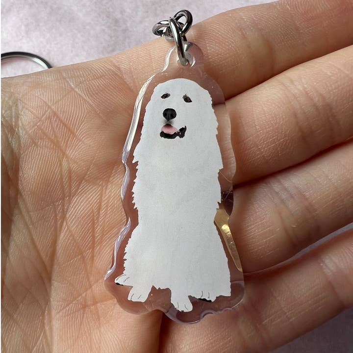 Our Cheery Corner - Wholesale Keychain - Unisex - Great Pyrenees Keychain1