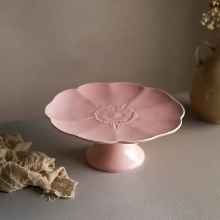 CerAmor CerĂ¢mica - Wholesale Cake Stand - Cake stand with floral design5