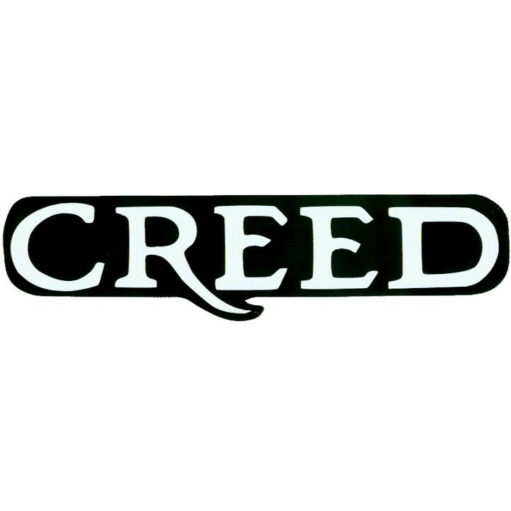 Square Deal Recordings & Supplies - Wholesale Sticker - Sticker - Creed - Cut-Out White And Black Logo - Large