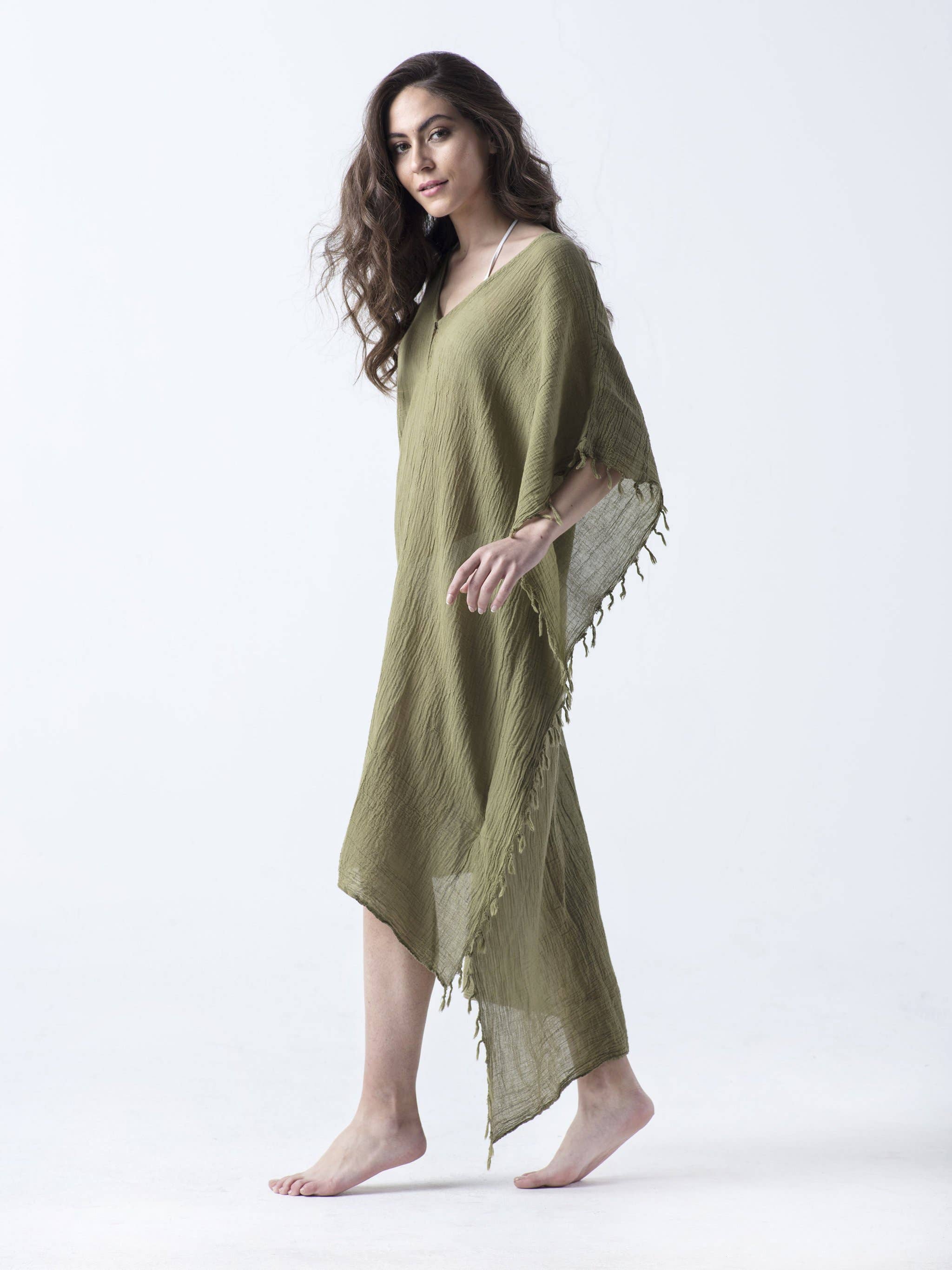 AYLIN COLERI-LUXURY RESORT/LOUNGE WEAR COLLECTION - Wholesale Swim Cover Up - Women's - Foxy-Beach/Resort Caftan5