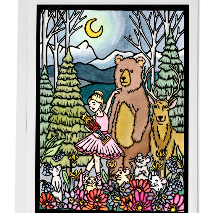 Sarah Angst Art - Wholesale Christmas card - Packaged Cards 8-Pack: Best 5x7 Holiday Collection "2.0"5