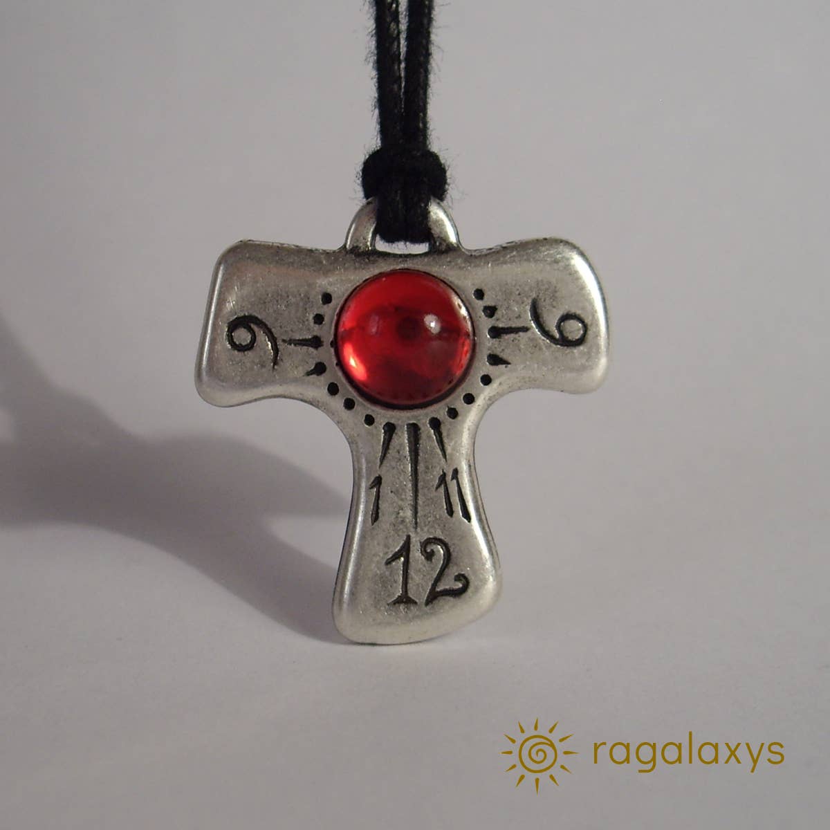 Ragalaxys – wholesale Pendant/charm necklace – TAU Sundial Pendant - Extensible cord 45-60cm.4