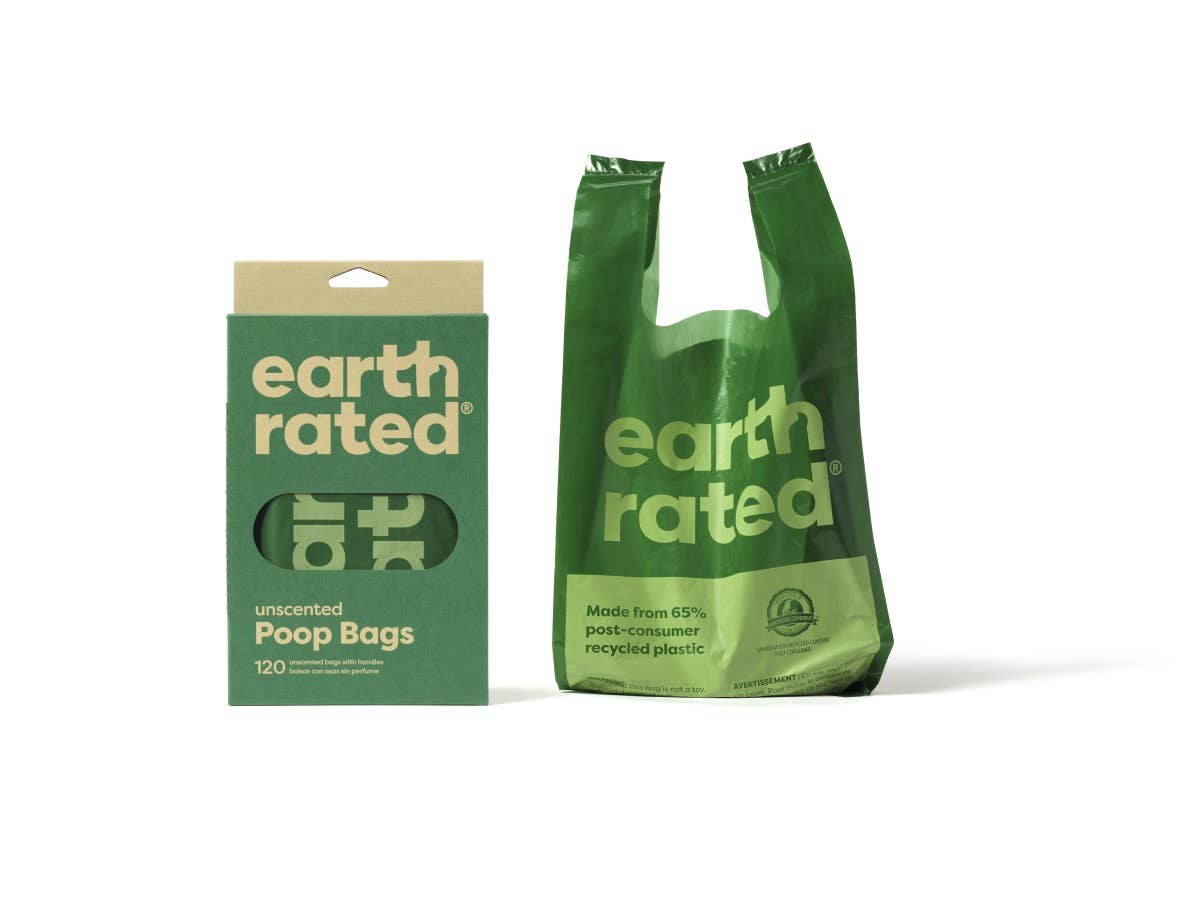 Pet Palette Distribution - Wholesale Pet Poop Bag - Earth Rated Unscented Easy-Tie Handle Bags 120ct1