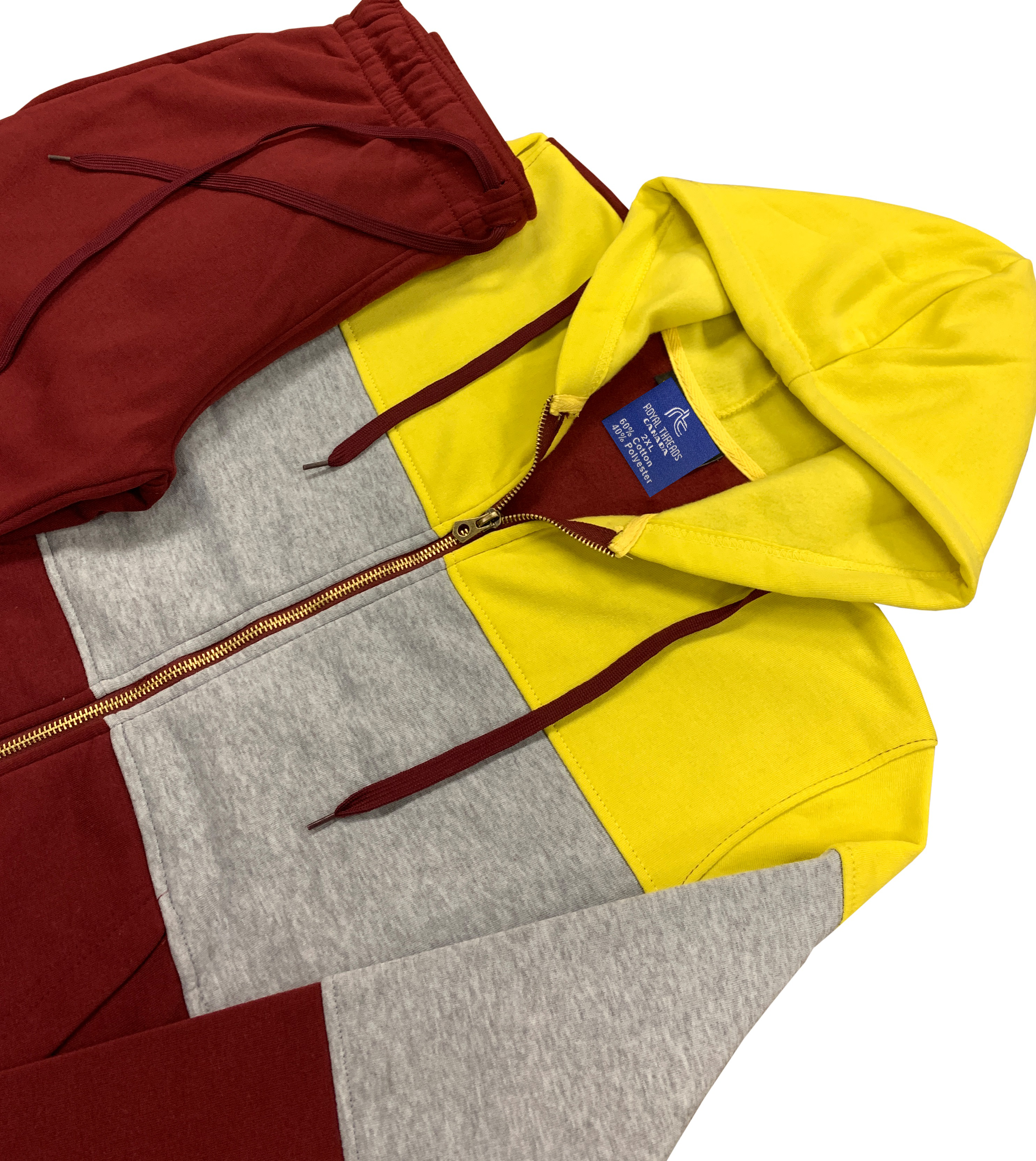 Royal Threads - Wholesale Activewear set – Women′s - Women’s Colorful Fleece Sweatsuit Sweat Jacket & Jogger Sweatpants Outfit14