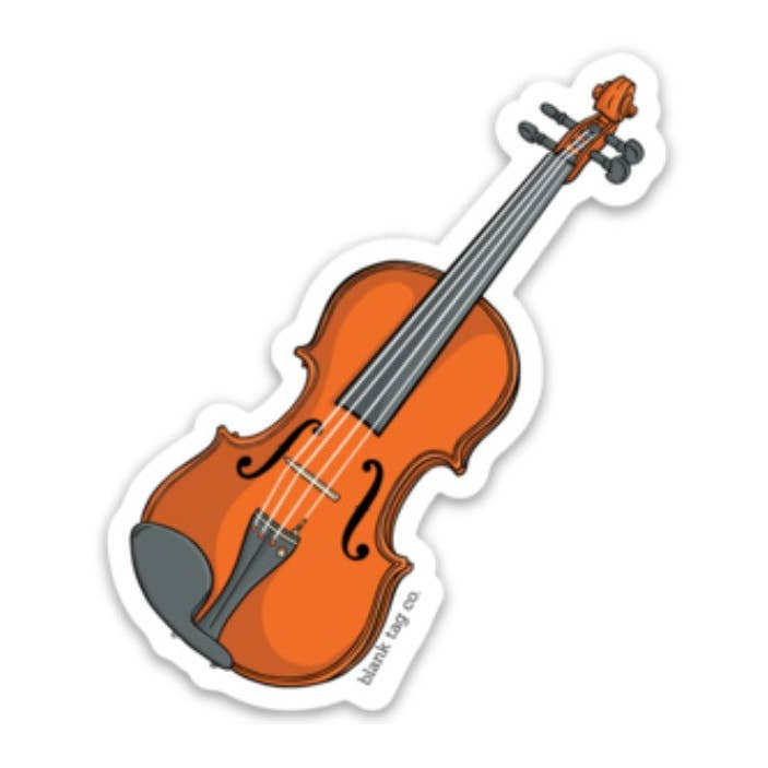 Blank Tag Co.® Waterproof Sticker - Violin for wholesale by Blank Tag Co. - Waterproof Stickers