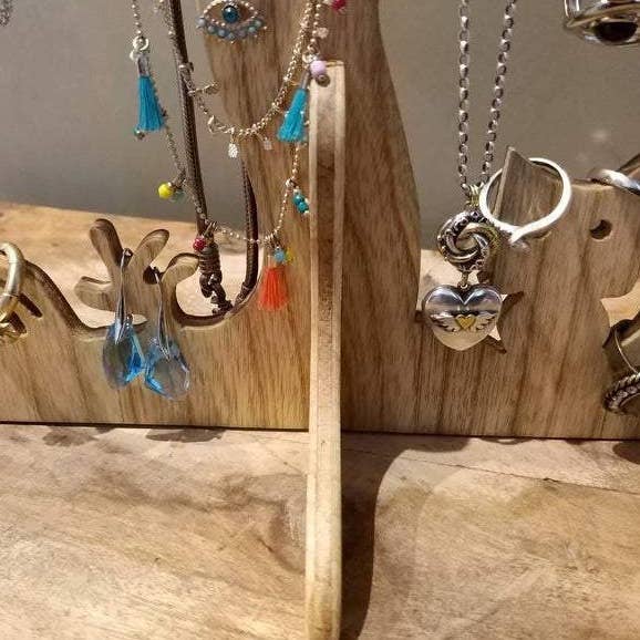 WOODEN TIES & GIFTS - Wholesale Jewelry Stand & Display - Handmade Wooden Jewellery Tree4