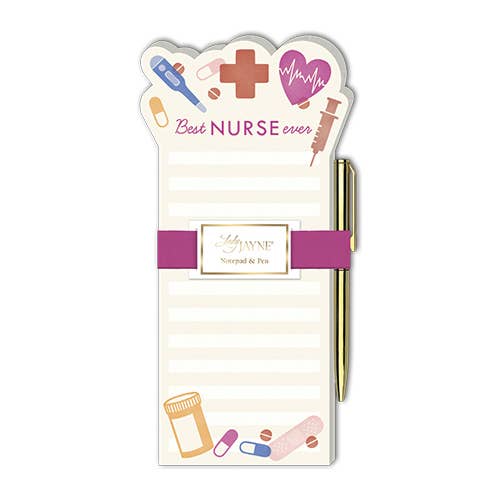 Die-cut Notepad with Pen - Icons for wholesale by Lady Jayne