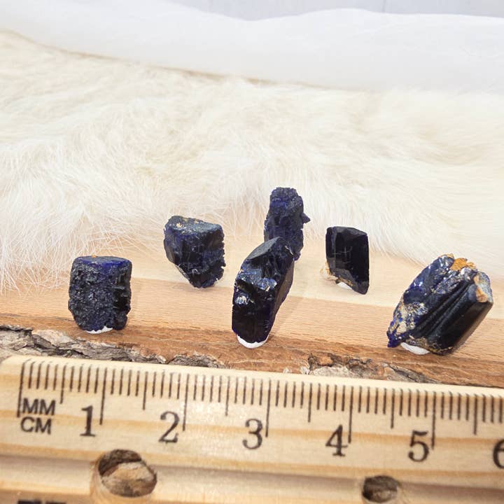 Aquamarine Daydream Wholesale - Wholesale Spiritual Stone/Crystal - 6pc Azurite Points ~ Mineral Specimens ~ Randomly Selected1