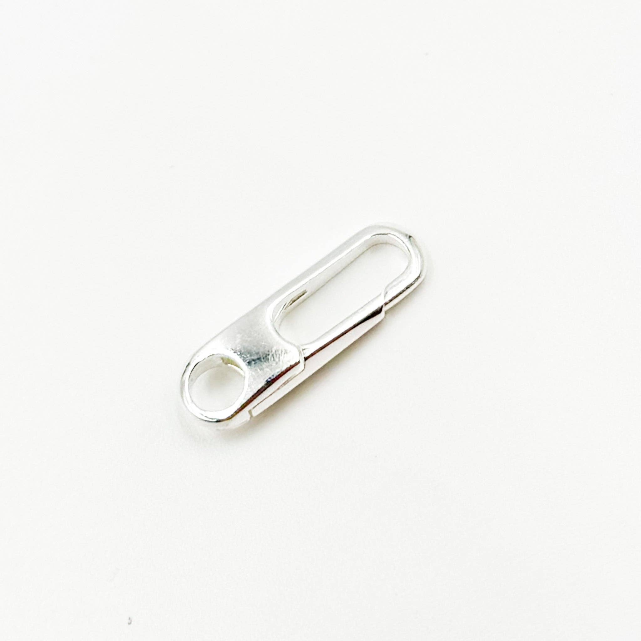 Tresor Jewelry Inc. - Wholesale Sluiting - 1356SS. 15MM Witte Ovale Sluiting van Sterling Zilver3
