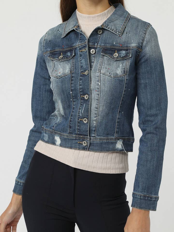 Denim jacket REF: 320079 for wholesale by BanBat