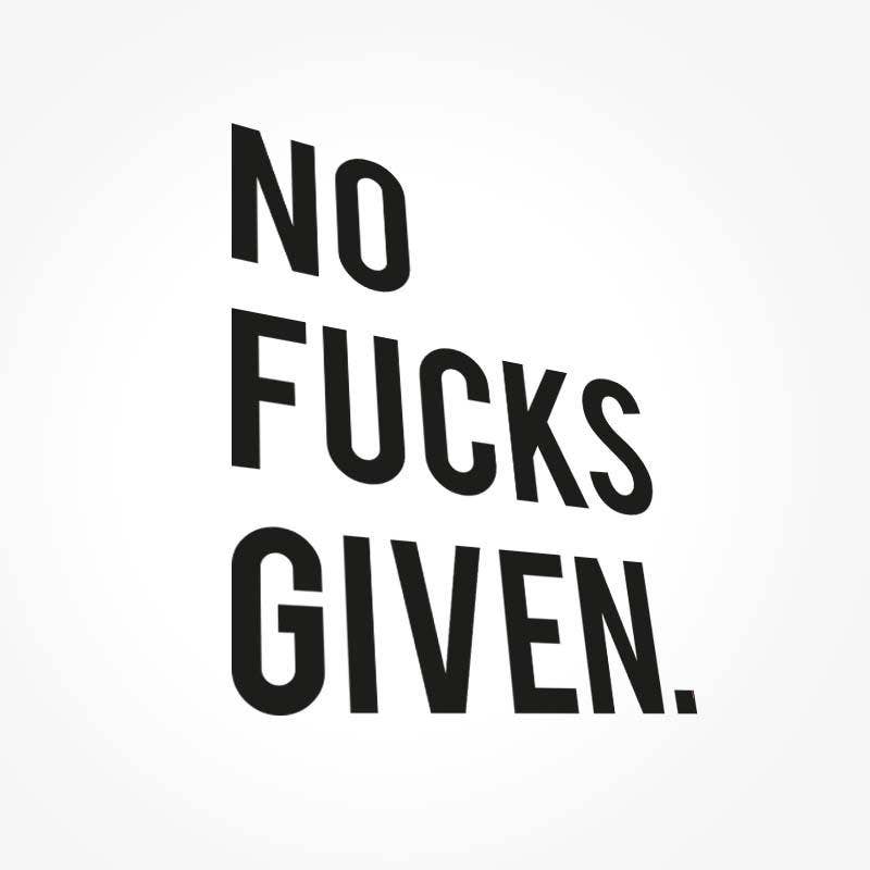 Pikkii – wholesale Wall decal/stickers – NO F*CKS GIVEN - Vinyl Decal | Wall Art Mirror Sticker Kit1