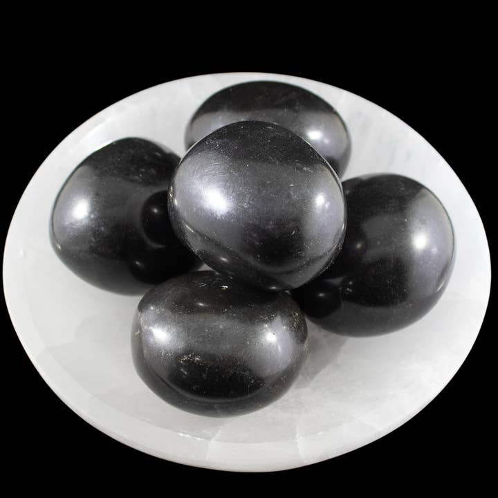 Basalt Gallets Palm Stone 1kg/2lbs for wholesale by Quasar Gems USA