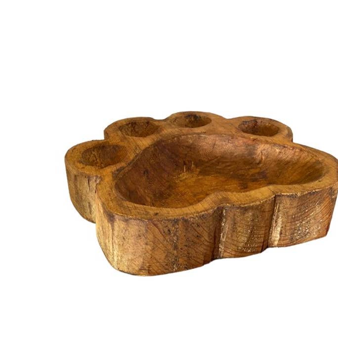 Luises Perez Imports LLC - Wholesale Decorative Plate/Dish/Bowl - Paw print bowl