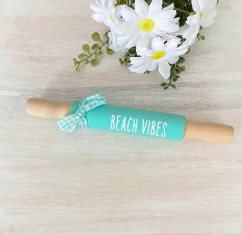 AH Designs 15 - Wholesale Decorative Tabletop Object - 7” Sea Inspired Mini Rolling Pins, Farmhouse Tier Tray3