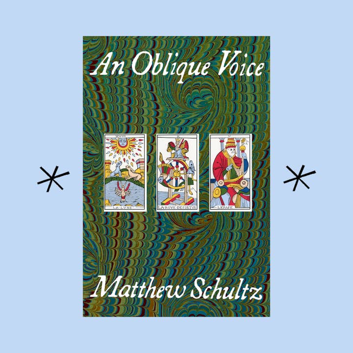 An Oblique Voice, by Matthew Schultz for wholesale by Bottlecap Press