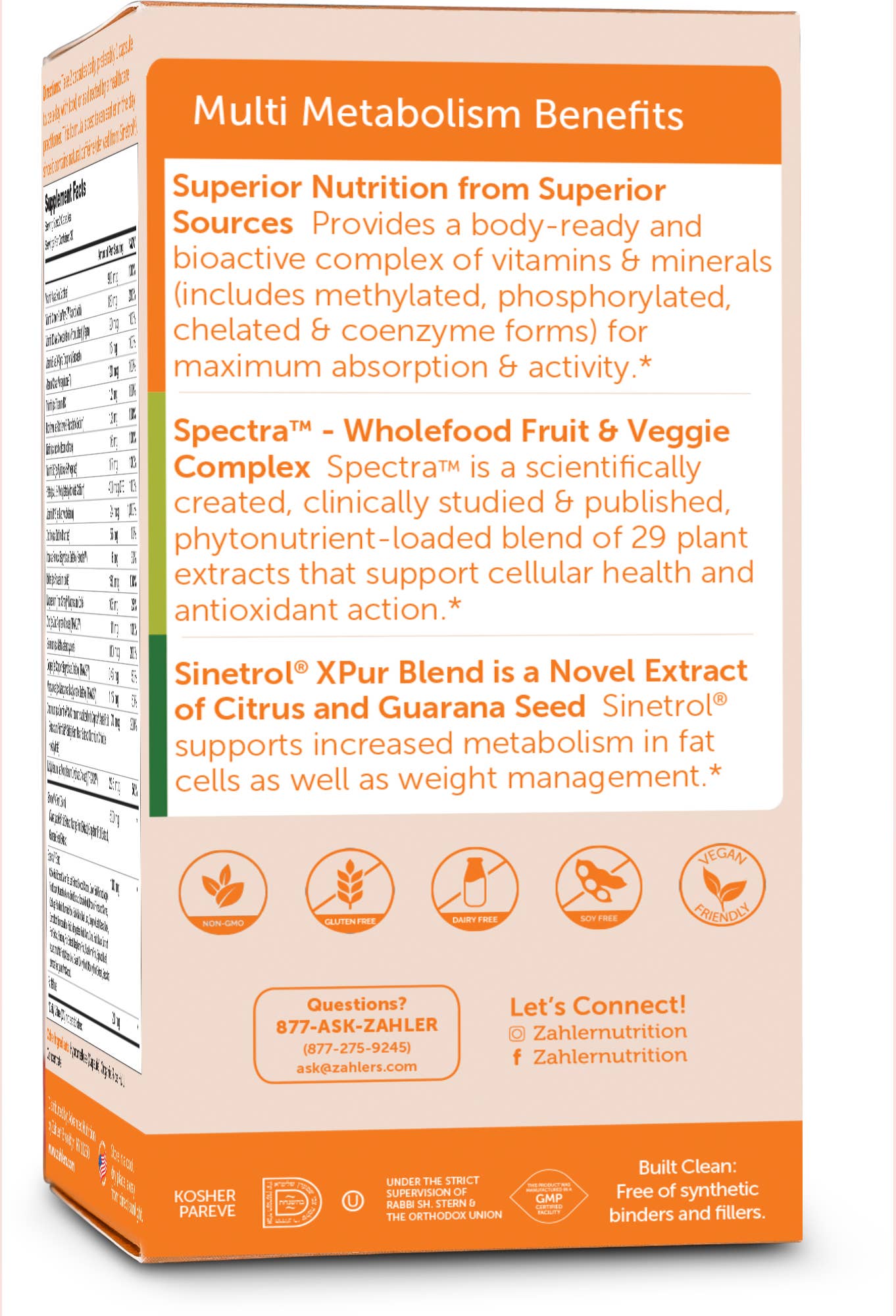 Advanced Nutrition by Zahler - Vendita all'ingrosso Vitamine/integratori orali - Metabolismo multivitaminico5