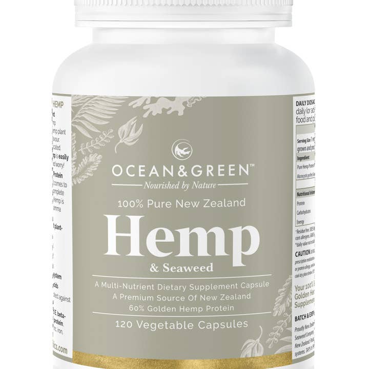Ocean & Green - Wholesale Oral supplement/vitamin - HEMP & Seaweed Supplements - 100% Pure New Zealand