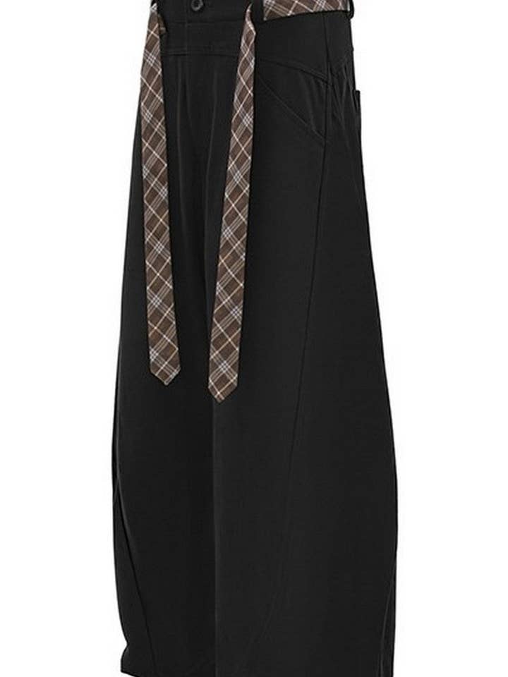 Black Two-Tone Blade Dress Pants for wholesale on Faire1