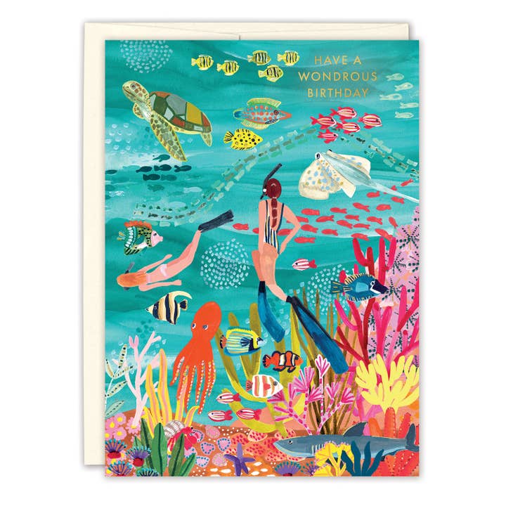 Biely & Shoaf - Wholesale Birthday Card - Under The Sea Birthday Card