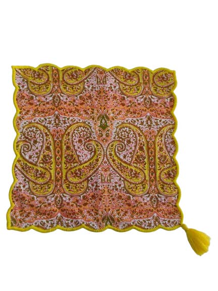 Handkerchief with a buttonhole : YELLOW : One Size for wholesale by Yo Baby