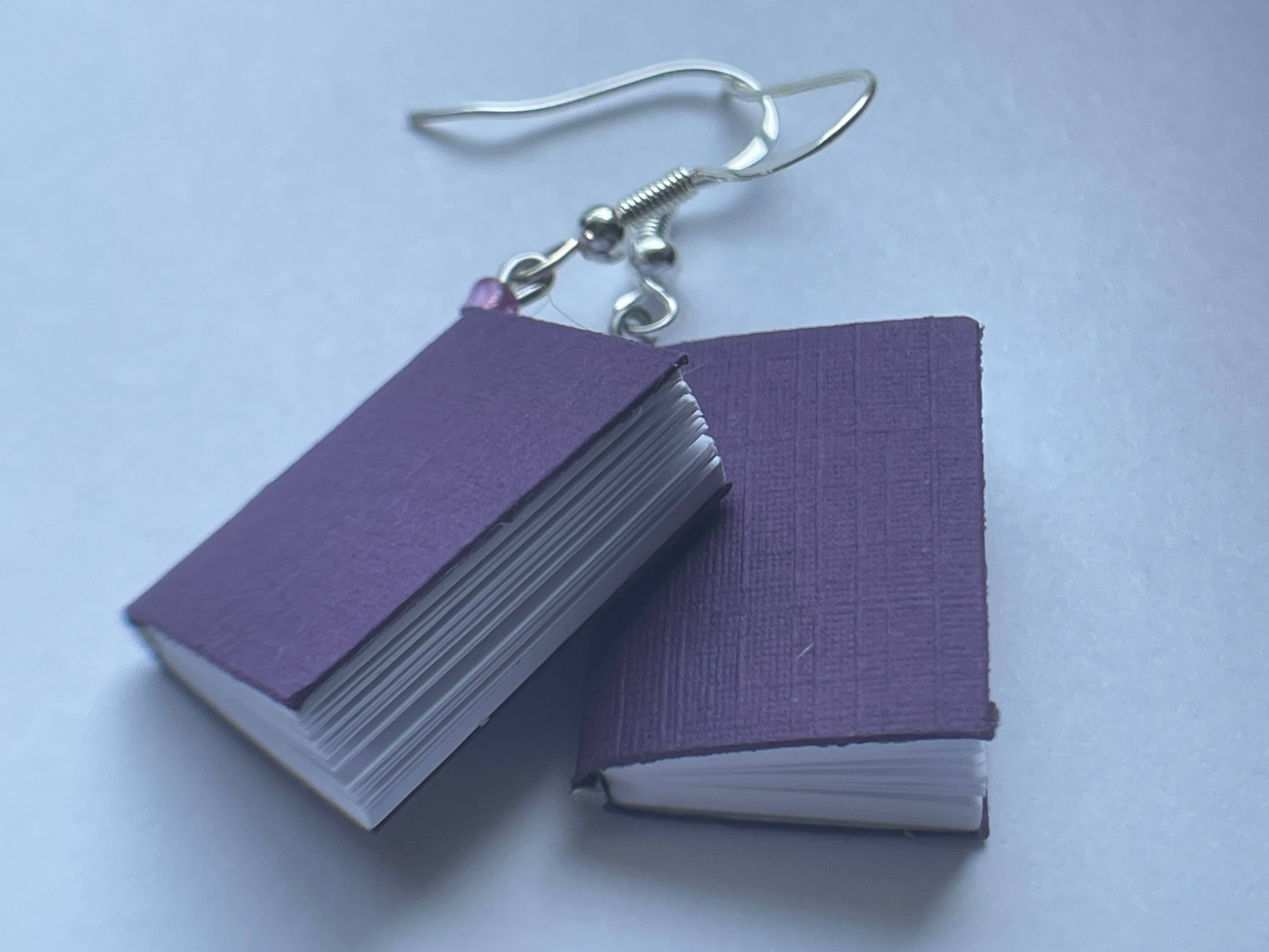 Sageware - Wholesale Dangle Earrings - Mini Book Earrings2