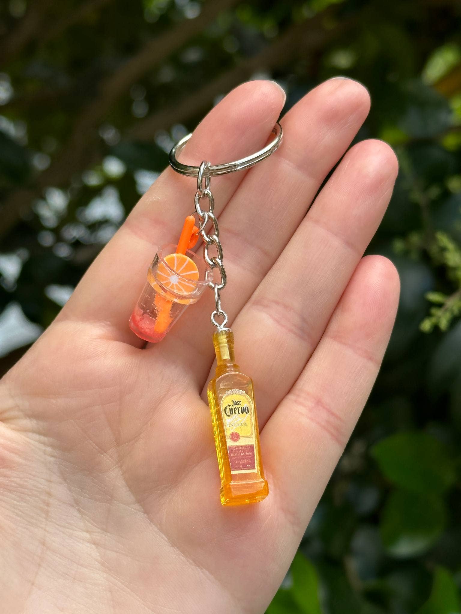 Arcfo Jewelry - Wholesale Keychain - Unisex - J. Cuervo Tequila Charm Keychain with Cocktail Cup – Fun 0