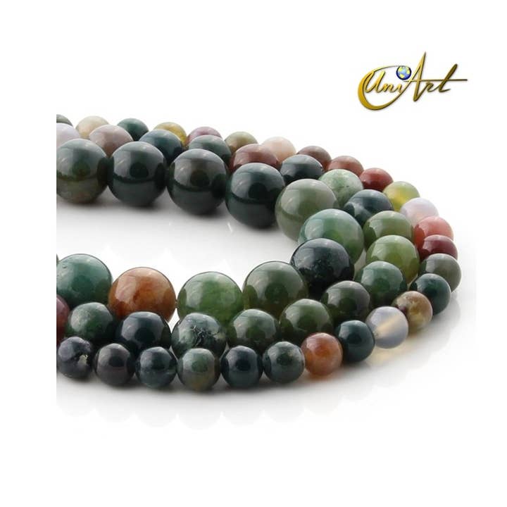 Indian Agate Bead Strands for wholesale by UniArt