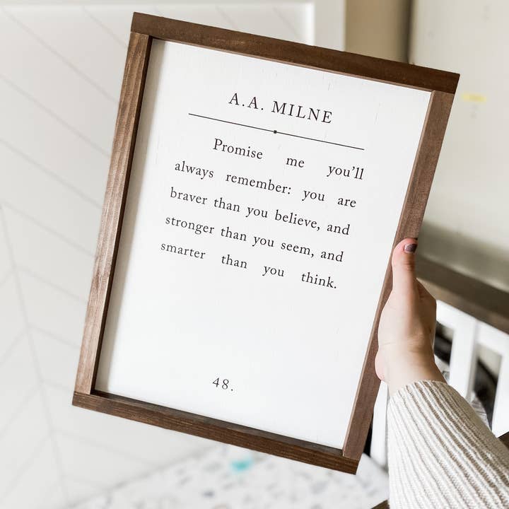 Lily and Sparrow - Wholesale Sign - Promise Me You'll Always Remember | Mother's Day Gifts