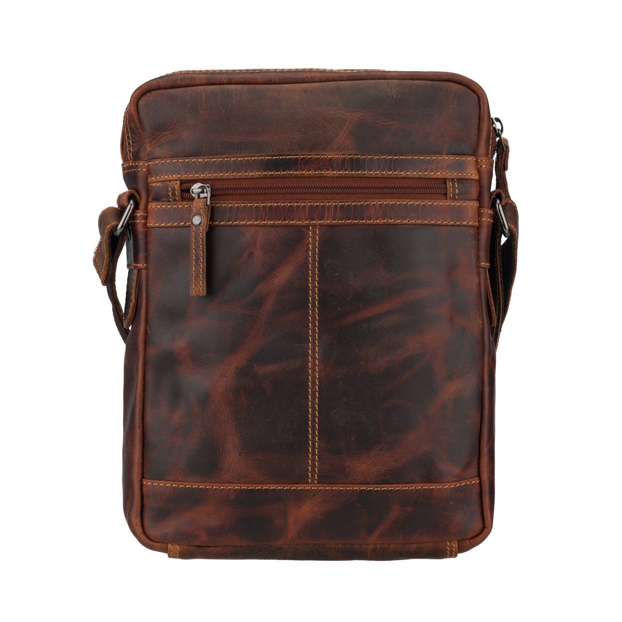 Minori Leather - Wholesale Messenger Bag - Unisex - Denver Leather Crossbody Bag – Unisex – Chestnut3
