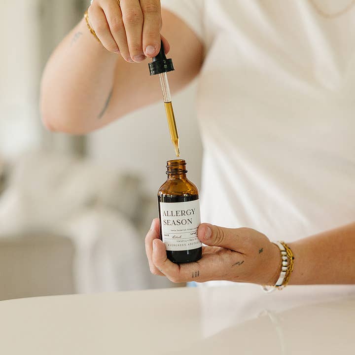 Evergreen Apothecary - Wholesale Tincture - Allergy Season, Herbal Tincture, 2oz 2