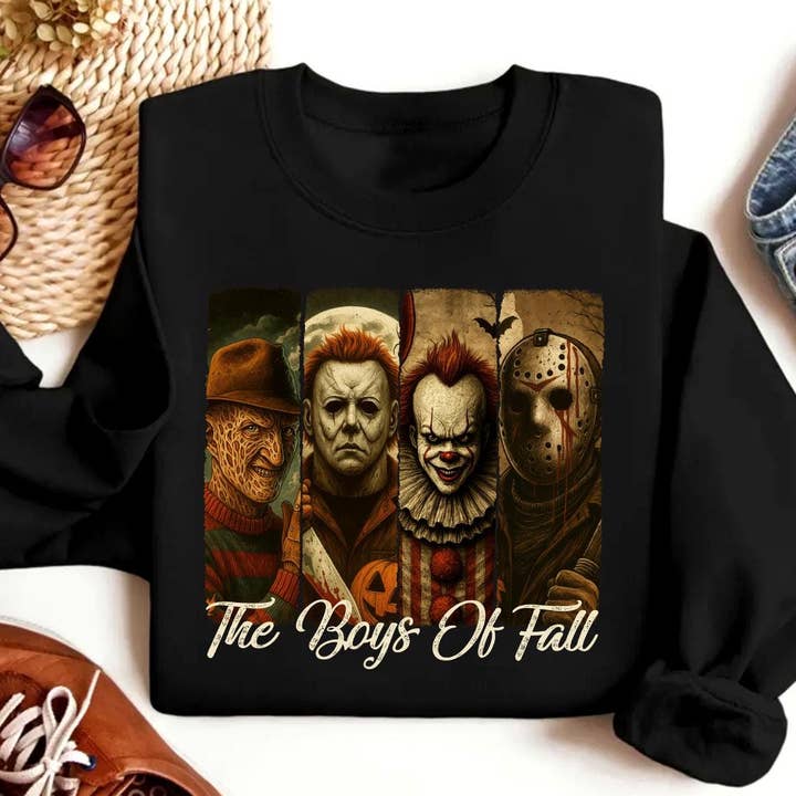 The Boys Of Fall Shirt, Halloween Horror Movie Sweatshirt for wholesale by DLT Ecommerce