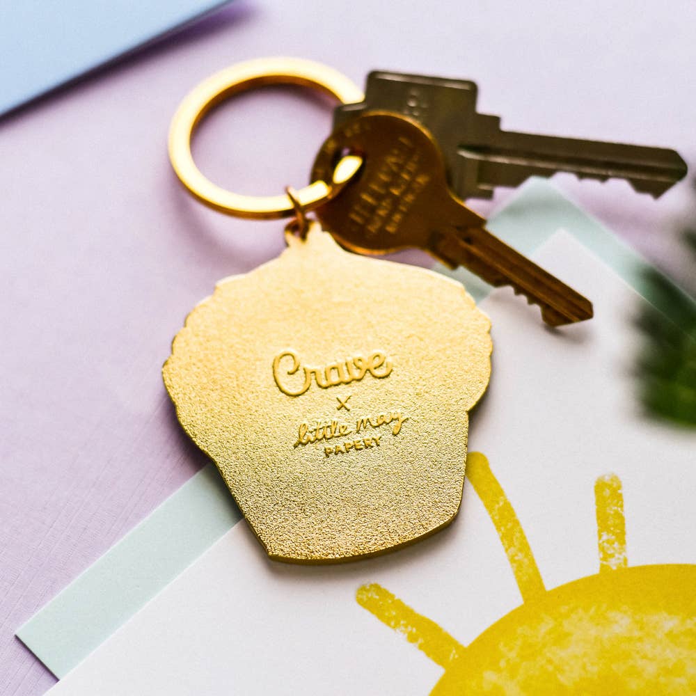 Little May Papery - Wholesale Keychain - Women's - Chocolate Cupcake Keychain. Crave Cupcakes Collab3