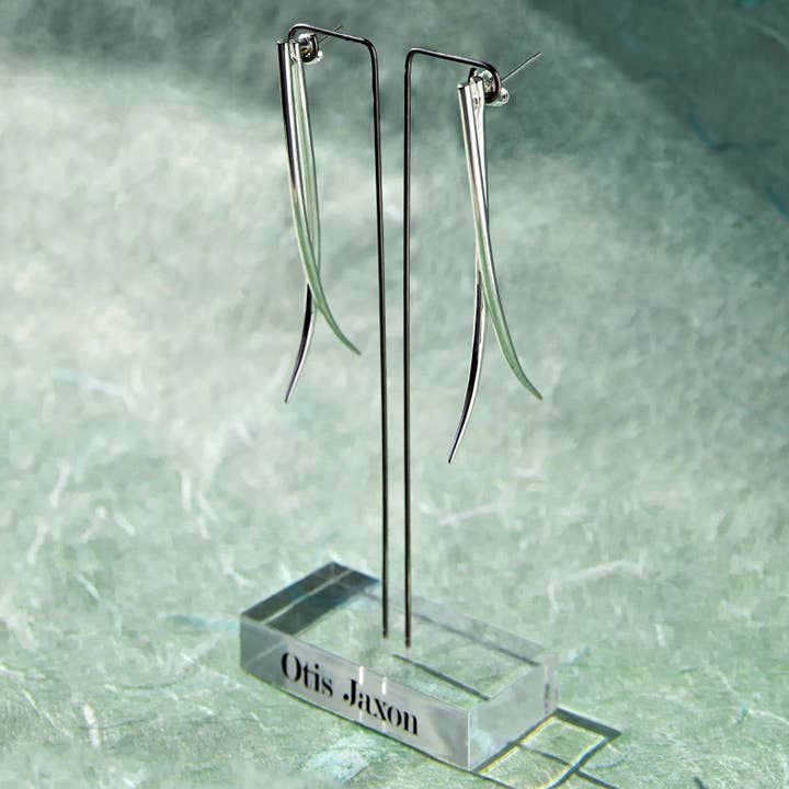 Otis Jaxon London – wholesale Dangle earrings – Tusk Gold and Silver Drop Earrings4