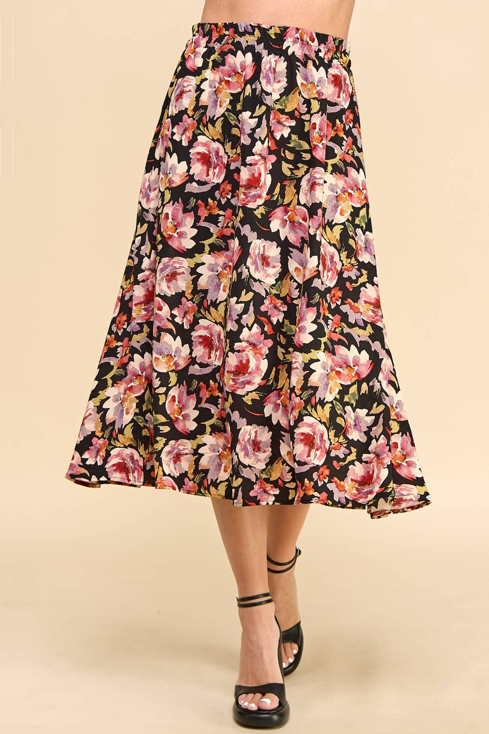 Les Amis - Wholesale Skirt - Women's - Floral Printed Skirt4