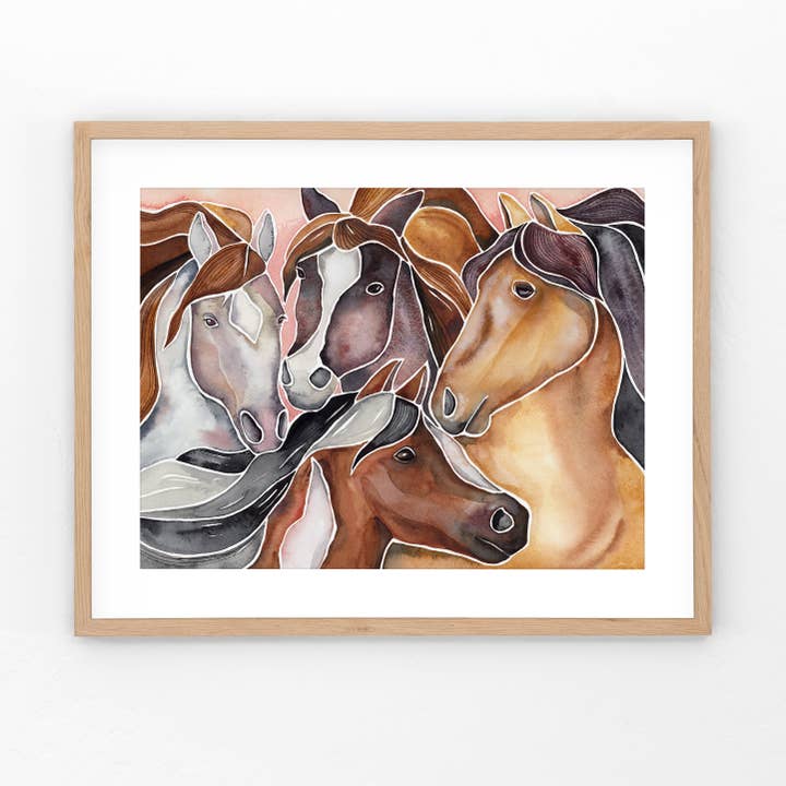 Rosie's Horses for wholesale by Jess Willis Art